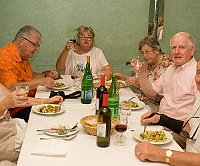 DSC 8834 Angelika and 5 others - cheers at Basilico